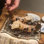 温石 - 炭火で炙ります