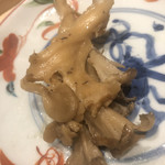 温石 - 地物の黒舞茸。希少品です。白よりはるかに強い香りに悶絶