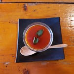 ＜Food & Bar＞ ZaCaPa  - 三温糖のなめらかプリン(250円)です。
