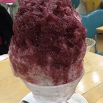 フルーツパーラー 弘法屋 - フルーツかき氷ぶどう(1000円)