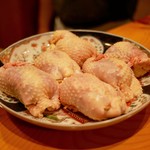 日本料理 たかむら - ☆秋田比内地鶏の首皮包み焼き☆