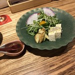 ぶどうの花 - 焼きなすと豆腐のサラダ