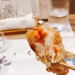 うを徳 - 天然車海老断面