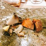 うを徳 - 雌貝鮑＆鮟肝薫蒸