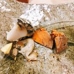 うを徳 - 雌貝鮑＆鮟肝薫蒸