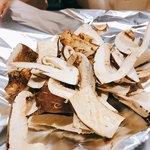 うを徳 - 松茸ご飯調理前
