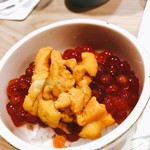 うを徳 - 標津イクラ＆生海胆子丼