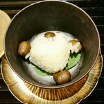 蓬左茶寮 - =ムカゴの飯蒸し=