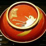 蓬左茶寮 - =蟹真丈と松茸のお椀=