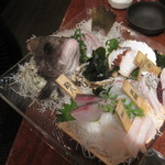 渋谷　あわじや - 渋谷　あわじや：刺身盛り合わせ