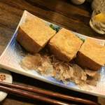 遊酒食堂 宇都宮 - 厚揚げ(^^)
      豆腐から作る手作り厚揚げ(^｡^)