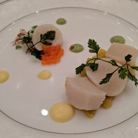 帝国ホテル 大阪 - 帆立貝柱のオリーブオイルマリネ　サフランの香り