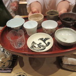 寿司つばさ - 次の猪口