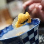 瞬 - 百合根とウニにすっぽんのジュレを