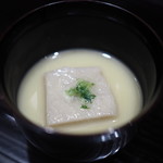 瞬 - 舞茸豆腐を伊勢海老の出汁の白味噌で