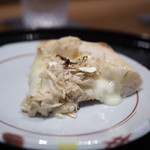 瞬 - 松茸とカチョカヴァロのピッツァ