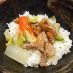 天ぷら処 こさか - 牛すじ煮込み（ご飯にかけて）