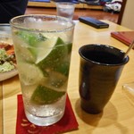 天ぷら処 こさか - 氷結！カボスサワー