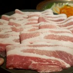 しゃぶしゃぶ酒房美豚 - あぐー豚パイナップルポーク 三枚肉