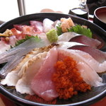 鯛喜 - ２/２６本日の海鮮丼。