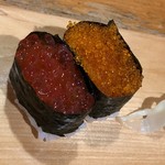 泉寿し - いくら、とびっこ