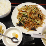 Honkaku Taiwan Ryouriryuufukuken - 豚肉と五目野菜炒め…780円