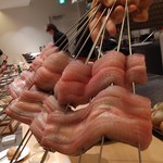 銀座 大石 - 白焼き開始