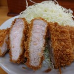 とんかつ山家 - 2019年9月　上ロースかつ定食　1200円