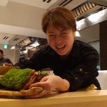 銀座 大石 - お皿よりこの笑顔