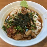 中華そば　らんまん - お茶漬けにスープ投入