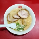 寿がきや - 肉入り白ラーメン