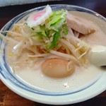 麺屋 ざくろ - 【2019.10.20(日)】濃厚野菜塩らーめん(並盛・130g)750円