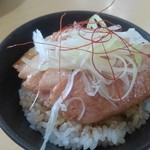 noodle shop arakawa - 鴨チャーシユウ丼　￥300-