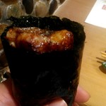 うを徳 - 鰻手巻き