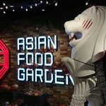 Singapore Food Garden - マーライオンが