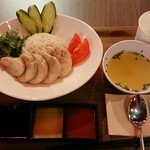 Singapore Food Garden - シンガポールチキンライス￥800-