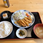 Oshokujidokoro Marutaka - わかさぎフライ定食(山中湖産)