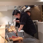 銀座 大石 - 絞りだし中