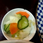 とんかつ 鉄 - 漬け物