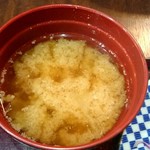 とんかつ 鉄 - 豚汁