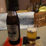 カラオケ喫茶　美喜 - ビールを注文