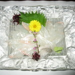 まるた生簀どころ - 平目のお造り