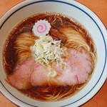 中華そば 堀川 - ①醤油そば(大盛¥900)