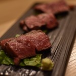麻布 あみ城 - 黒毛和牛イチボ焼