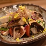 麻布 あみ城 - 秋の野菜サラダ