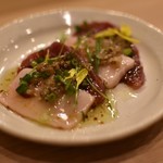 麻布 あみ城 - 馬刺しカルパッチョ