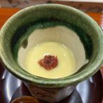 鮨旬美西川 - 茶わん蒸し　梅肉