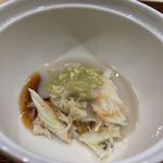 鮨旬美西川 - 海老芋のすり流し　蟹