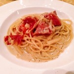 リストランテ フォレスタ・ヴェルデ - ベーコンとポルチーニのクリームソース