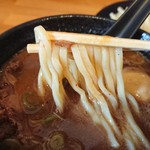 Ramen Tsukesoba Itadaki - 麺とつけ汁の絡み具合